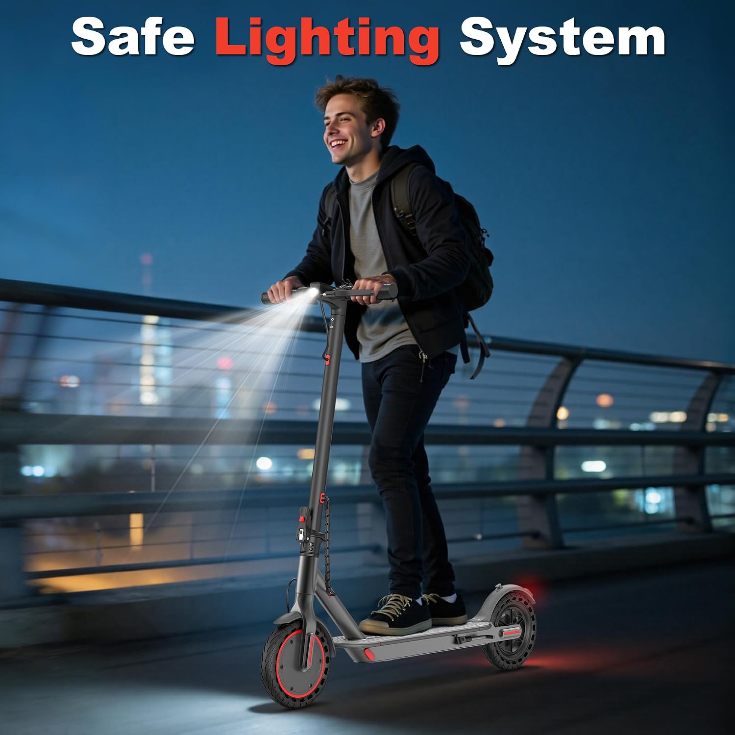 Electric Scooter, 350W/500W/800W/1000W/250W Powerful Motor & 19/22/ 9 MPH