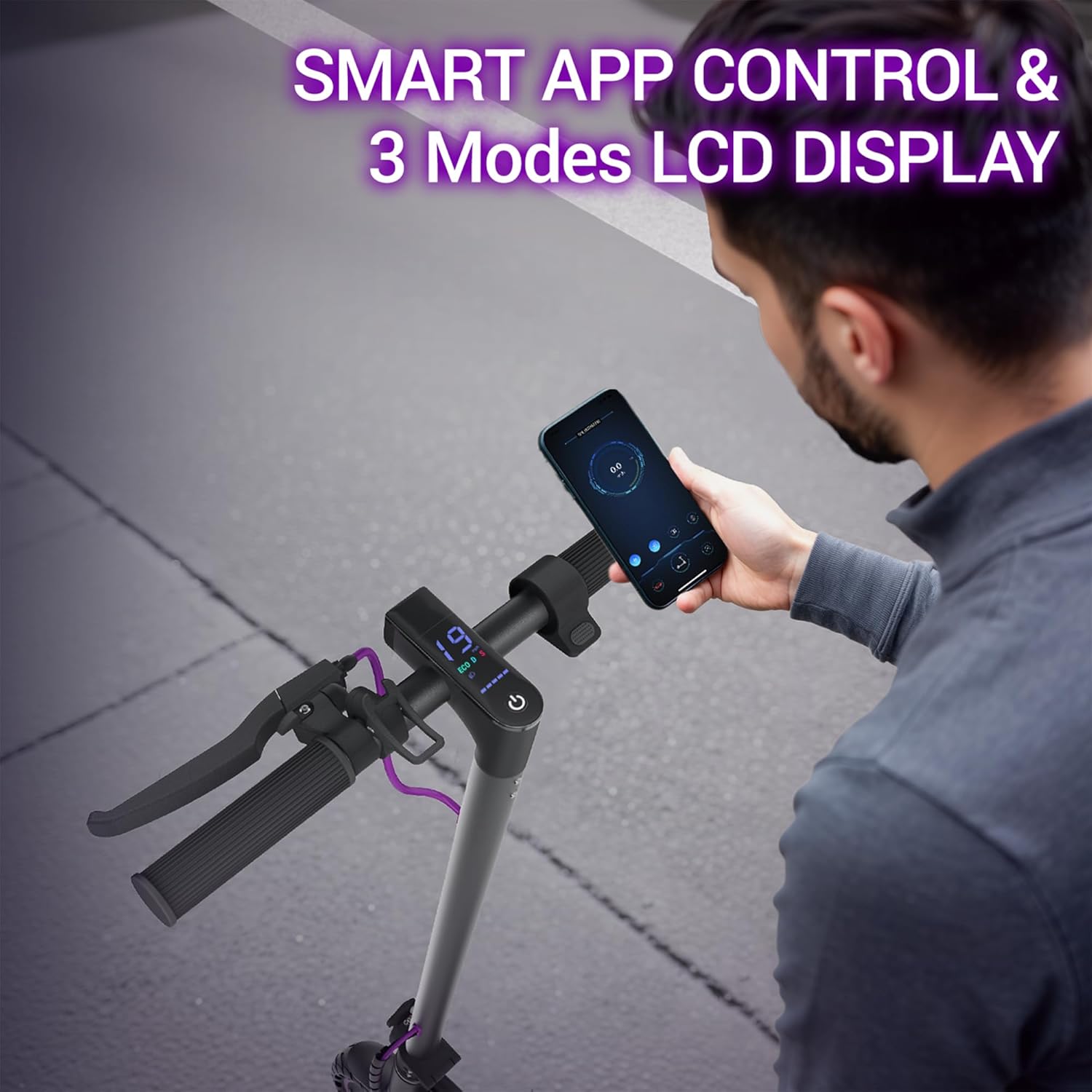 Electric Scooter for Adults, Folding E Scooter with 350W/500W Motor 16/24 Mph Top Speed