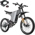 10000W Peak Electric Dirt Bike for Adults & Teens – 50 MPH Off-Road Electric Motorcycle, Full Suspension, Removable Battery