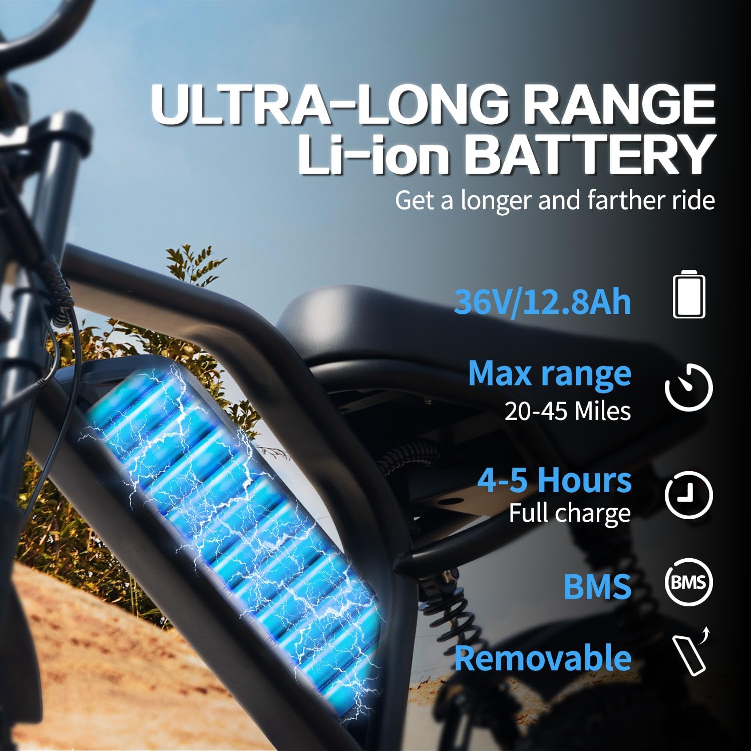 16-Inch Fat Tire Electric Bike for Adults, Compact All-Terrain E-Bike, Removable Power System, Urban & Outdoor Commuter Bicycle