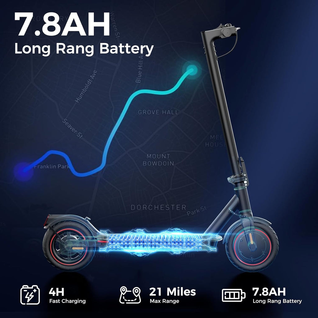 Electric Scooter Adults, 1200W/1000W/500W Motor, 28/25/21/18 MPH Top Speed, 10''/8.5'' Tires,