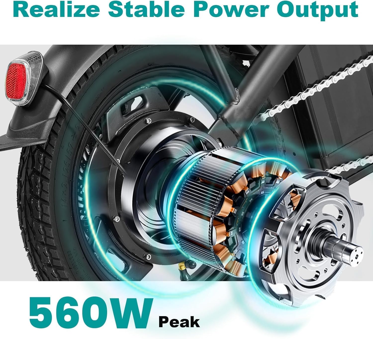 1200W Peak Electric Bike for Adults – Commuter E-Bike with Dual Disc Brakes, Up to 28 MPH Speed & 32-Mile Range
