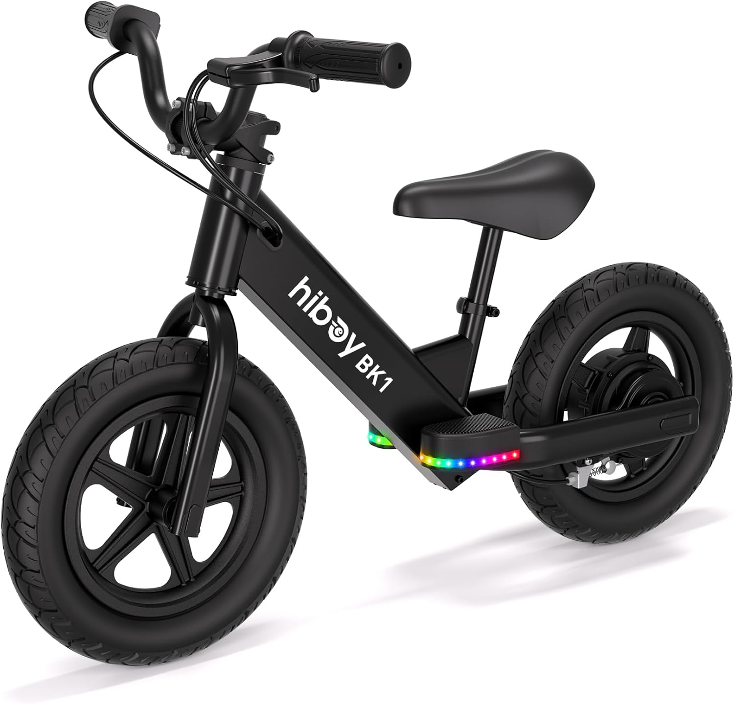 Electric Balance Bike for Kids Ages 3–5, 12-Inch Tires, Adjustable Seat, Up to 9 MPH, 4.9 Miles Range, Lightweight Electric Ride-On Bike