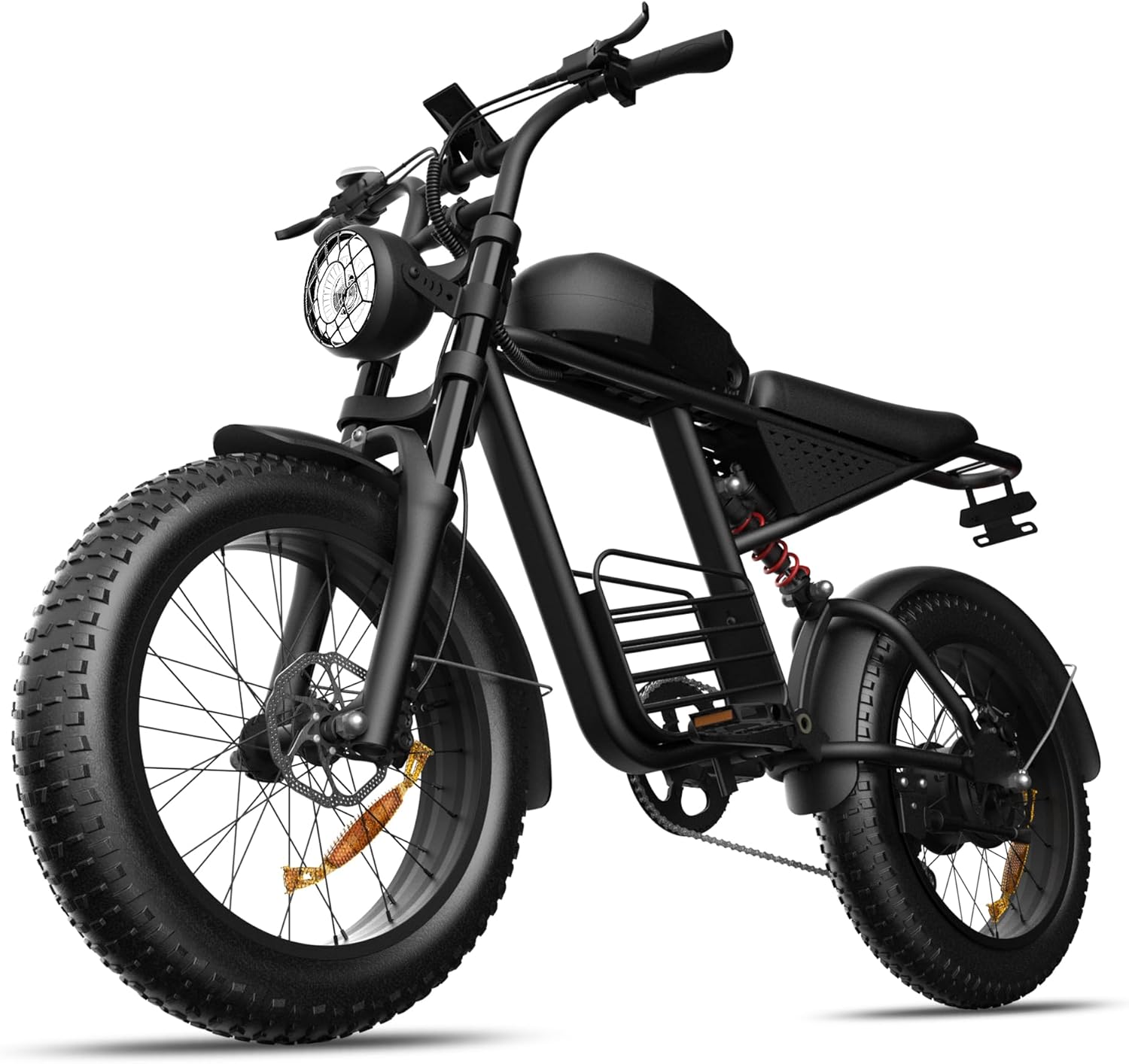 20" Fat Tire Electric Bike for Adults with 1000W/1500W/3000W Motor, 3 Riding Modes, All-Terrain Design, Up to 37 MPH & 100 Miles Range