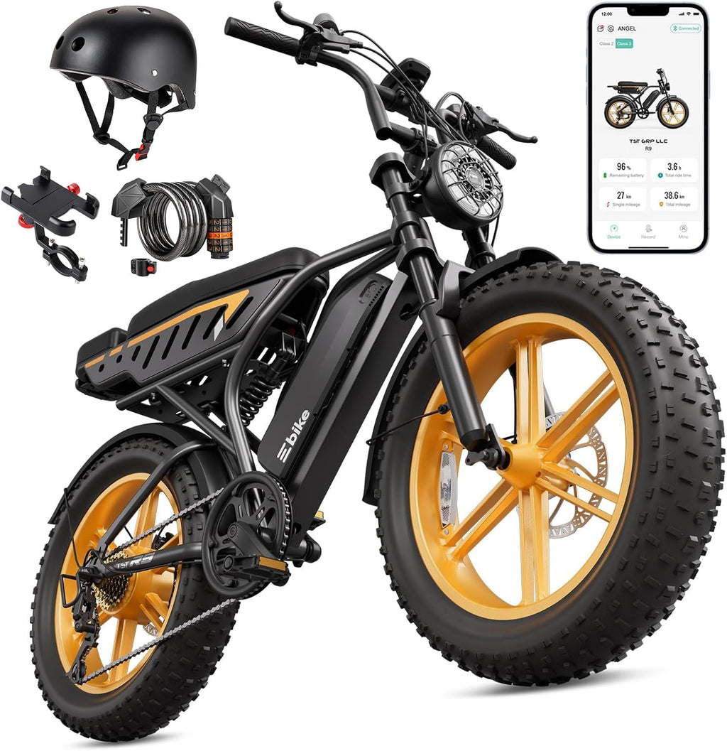 20" Fat Tire All-Terrain Electric Bike for Adults – Powerful Motor, Long-Range Ride & Off-Road Design