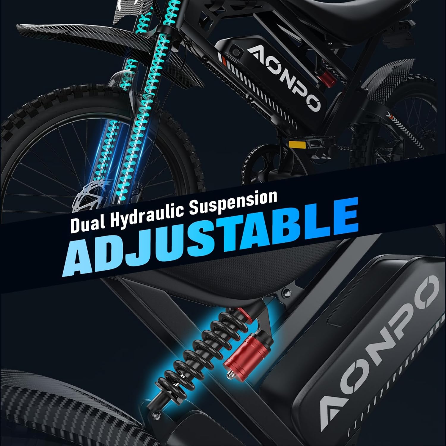 17" Electric Bike for Adults & Teens with 2000W/3000W Peak Motor, Up to 33 MPH, 100–120 Miles Range & Off-Road Design