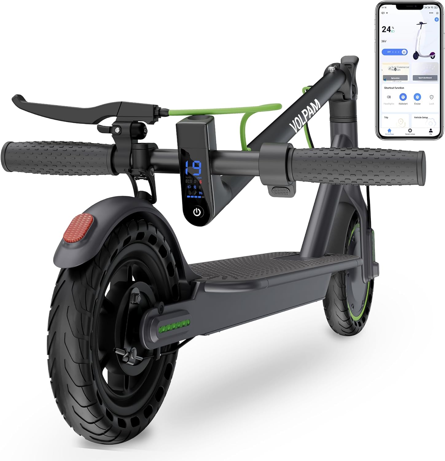 Electric Scooter, 350W/500W/800W/1000W/250W Powerful Motor & 19/22/ 9 MPH