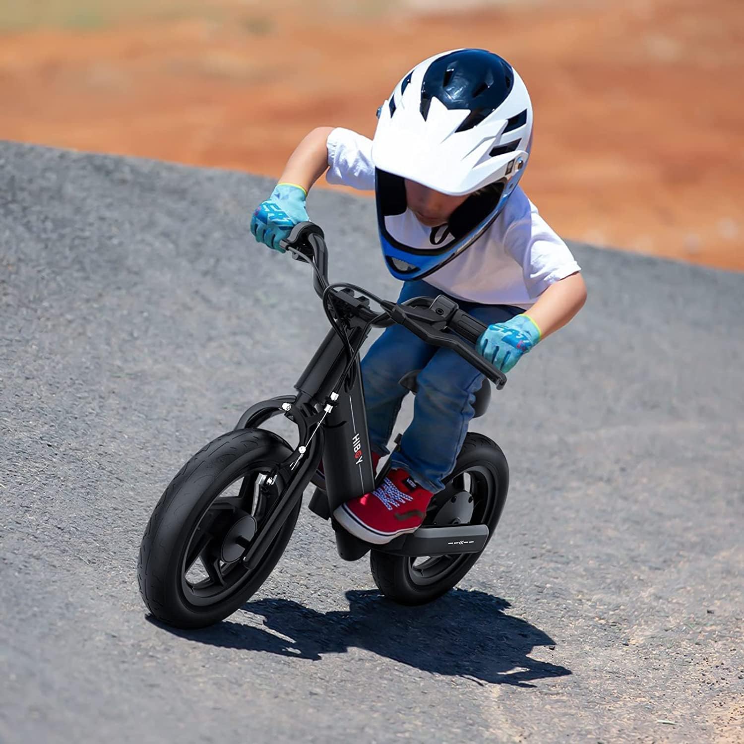 Electric Balance Bike for Kids Ages 3–5, 12-Inch Tires, Adjustable Seat, Up to 9 MPH, 4.9 Miles Range, Lightweight Electric Ride-On Bike