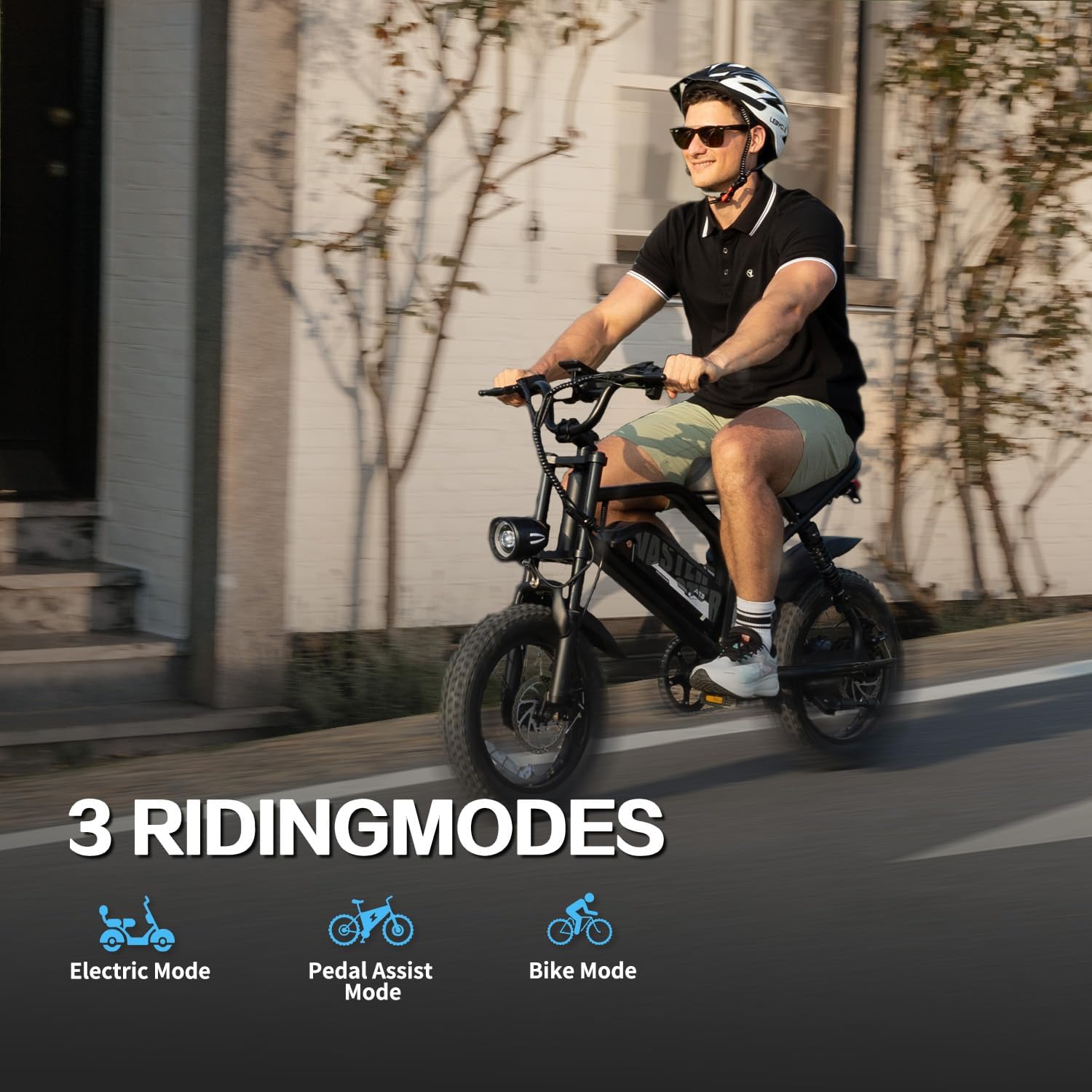 16-Inch Fat Tire Electric Bike for Adults, Compact All-Terrain E-Bike, Removable Power System, Urban & Outdoor Commuter Bicycle