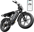 1500W Peak Fat Tire Electric Bike for Adults – 20-Inch All-Terrain E-Bike with Long Range, Off-Road Ready & UL 2849 Tested