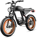 20" Fat Tire Electric Bike for Adults – Dual Motor All-Terrain E-Bike with Hydraulic Disc Brakes & 7-Speed Gears