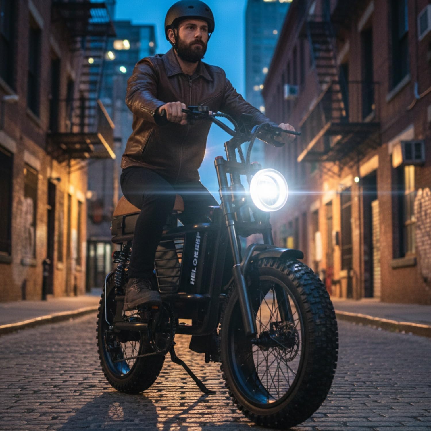 20-Inch Fat Tire Electric Bike for Adults, All-Terrain E-Bike with Advanced Suspension, Removable Power System, UL Certifiedv