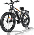 26-Inch Electric Mountain Bike for Adults – Long-Range E-Bike with Suspension & Removable Power System