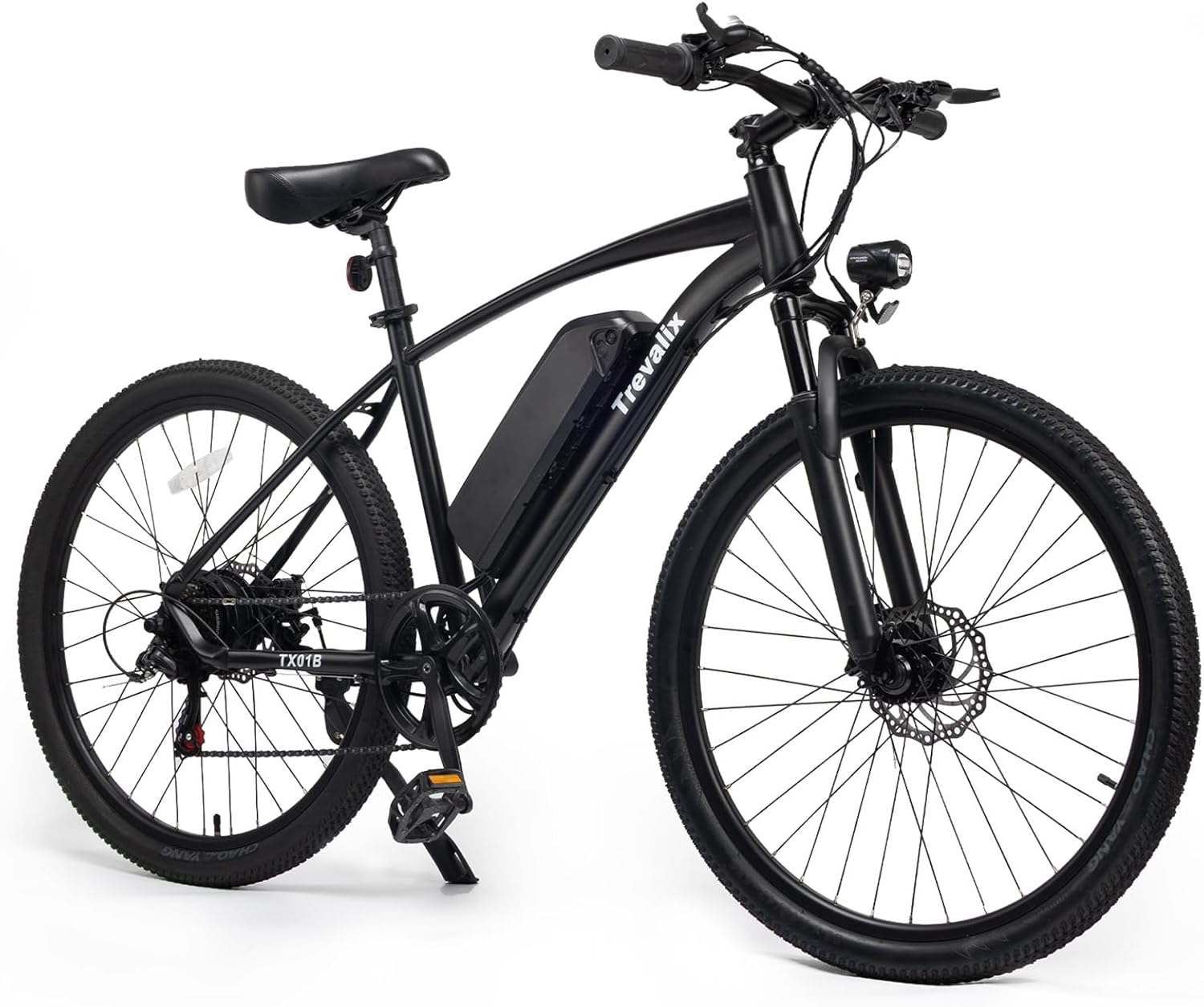 26" Electric Mountain Bike for Adults with 500W Peak Motor, Cadence & Torque Sensor, 6-Speed Gear System, 20 MPH & Up to 74 Miles Range