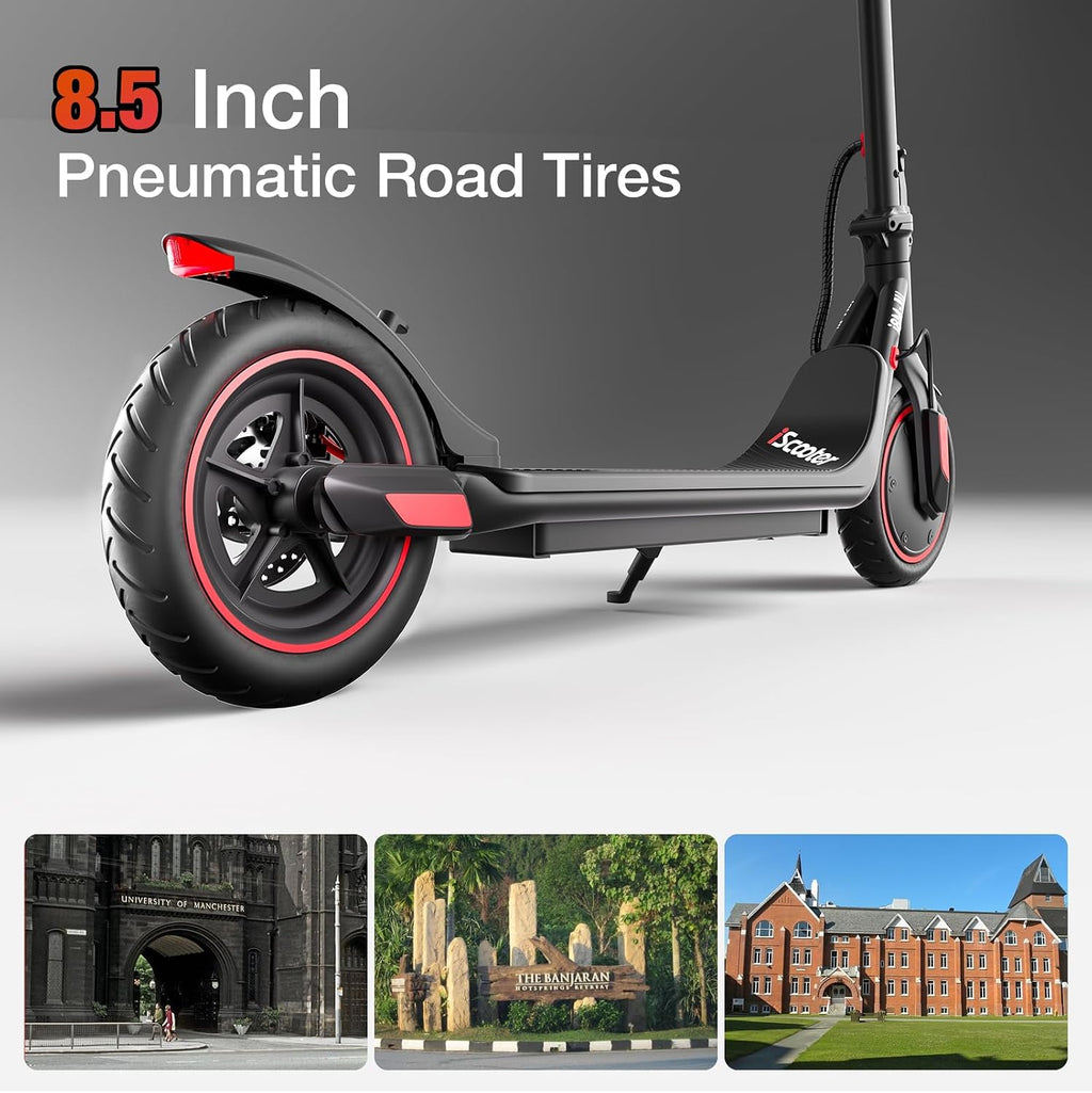 Electric Scooter Adults & Big Kids, Cruise Control, Dual Braking System, Smart App, Foldable
