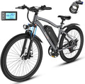 26" Electric Bike for Adults, 720W Peak Motor, 7-Speed Commuter E-Bike, Up to 50-Mile Range, All-Terrain Electric Bicycle