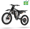 4700W Peak Electric Dirt Bike for Adults & Teens – 50 MPH Off-Road E-Bike, Up to 130 Miles Range, Dual Suspension