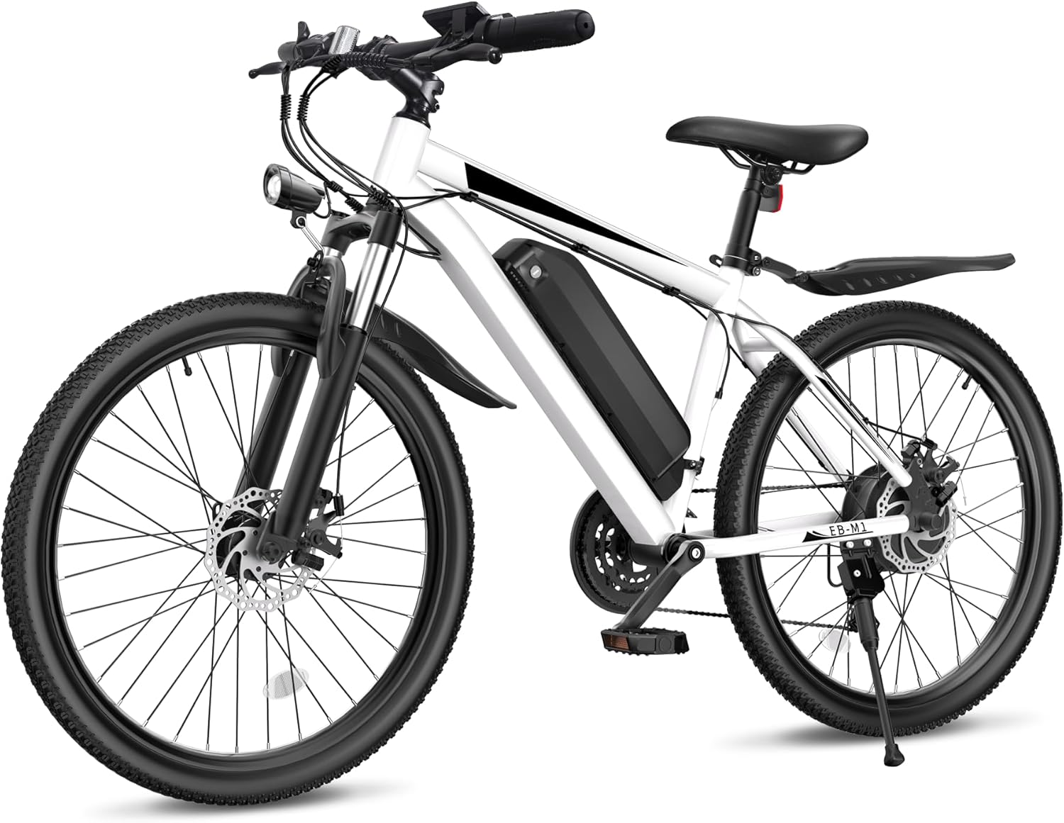 Electric Mountain Bike for Adults – 26" Ebike, 1000W Peak Motor, 20 MPH, 50-Mile Range, 7-Speed with Front Suspension and LCD Display