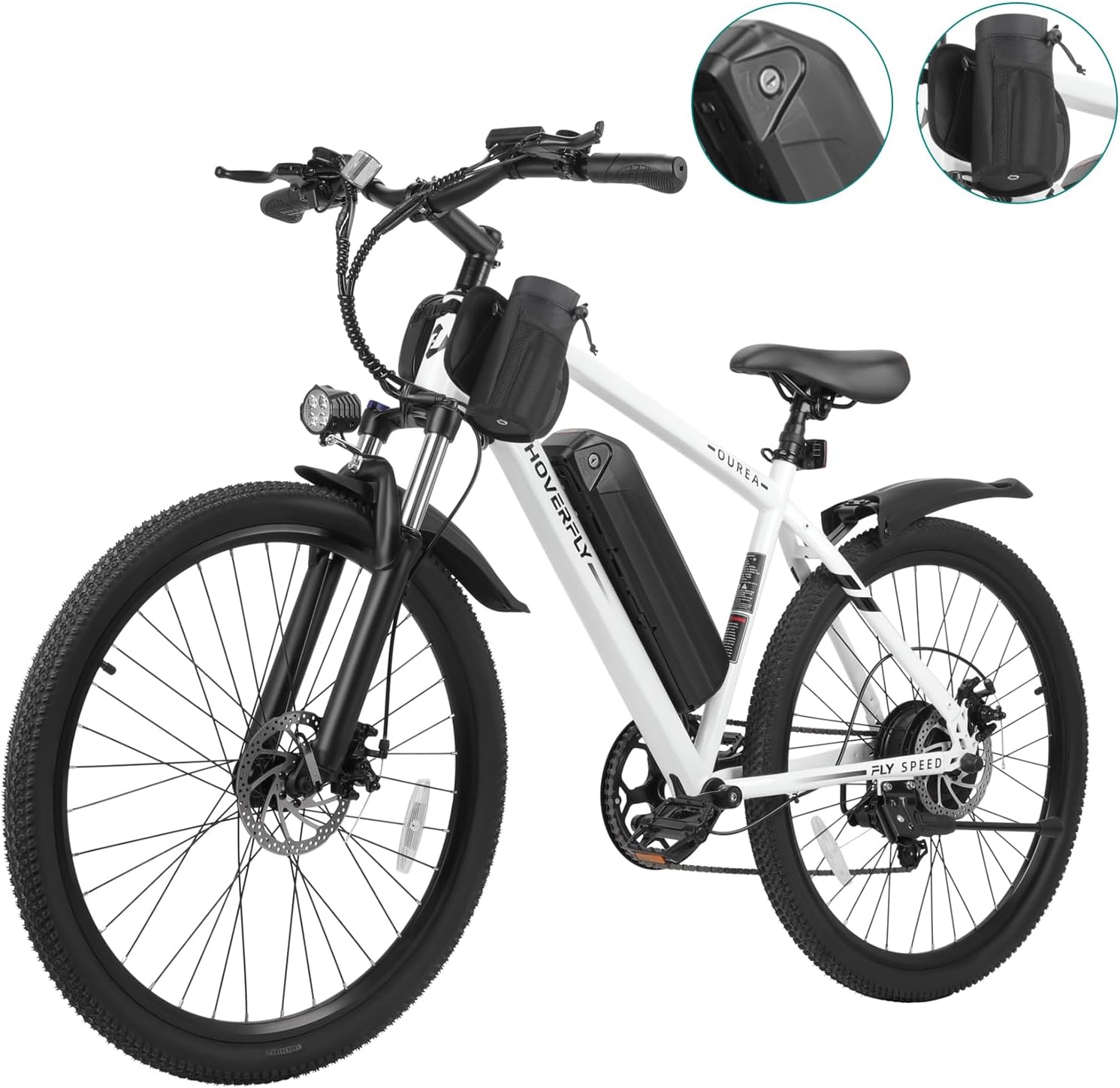 Electric Bike for Adults – 26"/16" Models, 750W/500W Peak Motor, Up to 20/15.5 MPH, 40/28-Mile Range, UL 2849 Certified
