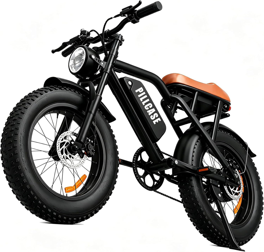 1500W Peak Electric Bike for Adults – 33 MPH Fat Tire E-Bike, Up to 75 Miles Range, Full Suspension, 7-Speed