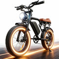 20" Fat Tire Electric Bike for Adults with Full Suspension – Up to 32 MPH, 75-Mile Range