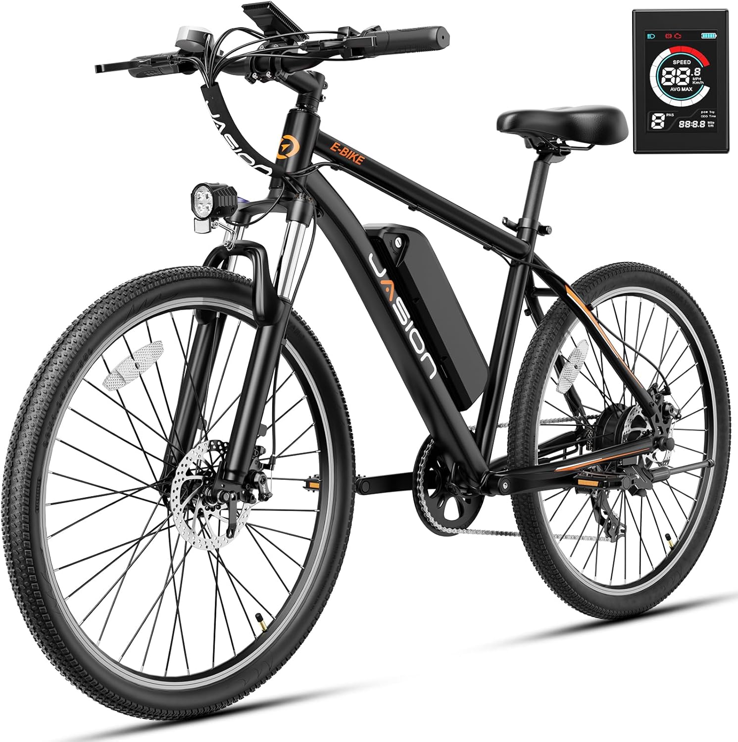 26" Electric Mountain Bike for Adults – Peak 1000W Motor, 20 MPH, 40-Mile Range, 7-Speed