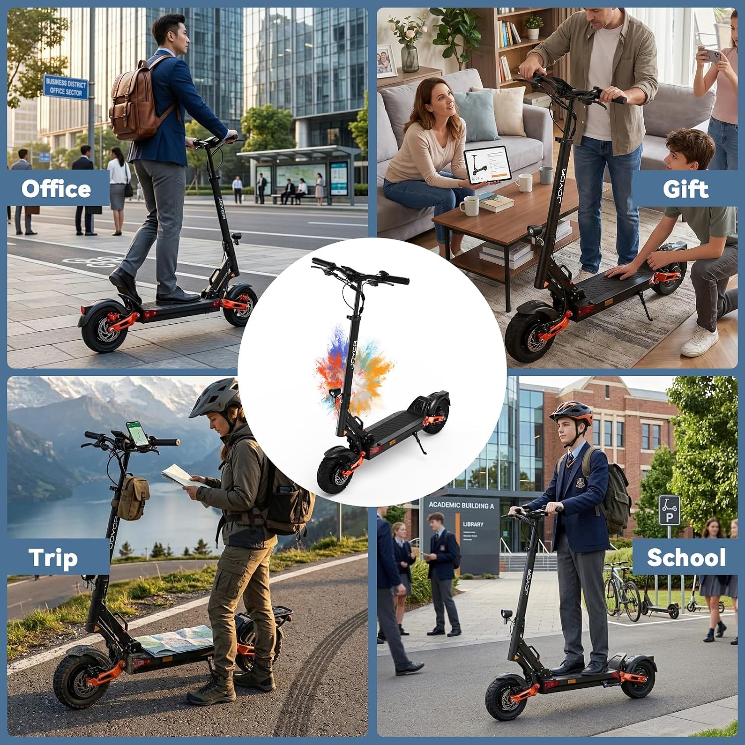 Electric Scooter for Adults,3000W Dual Motor,Up to 47 Miles Range,37 MPH Max Speed