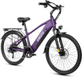 Adult Electric Bike with Removable Power System – 26" Tire E-Bike with Adjustable Stem & 7-Speed Drivetrain