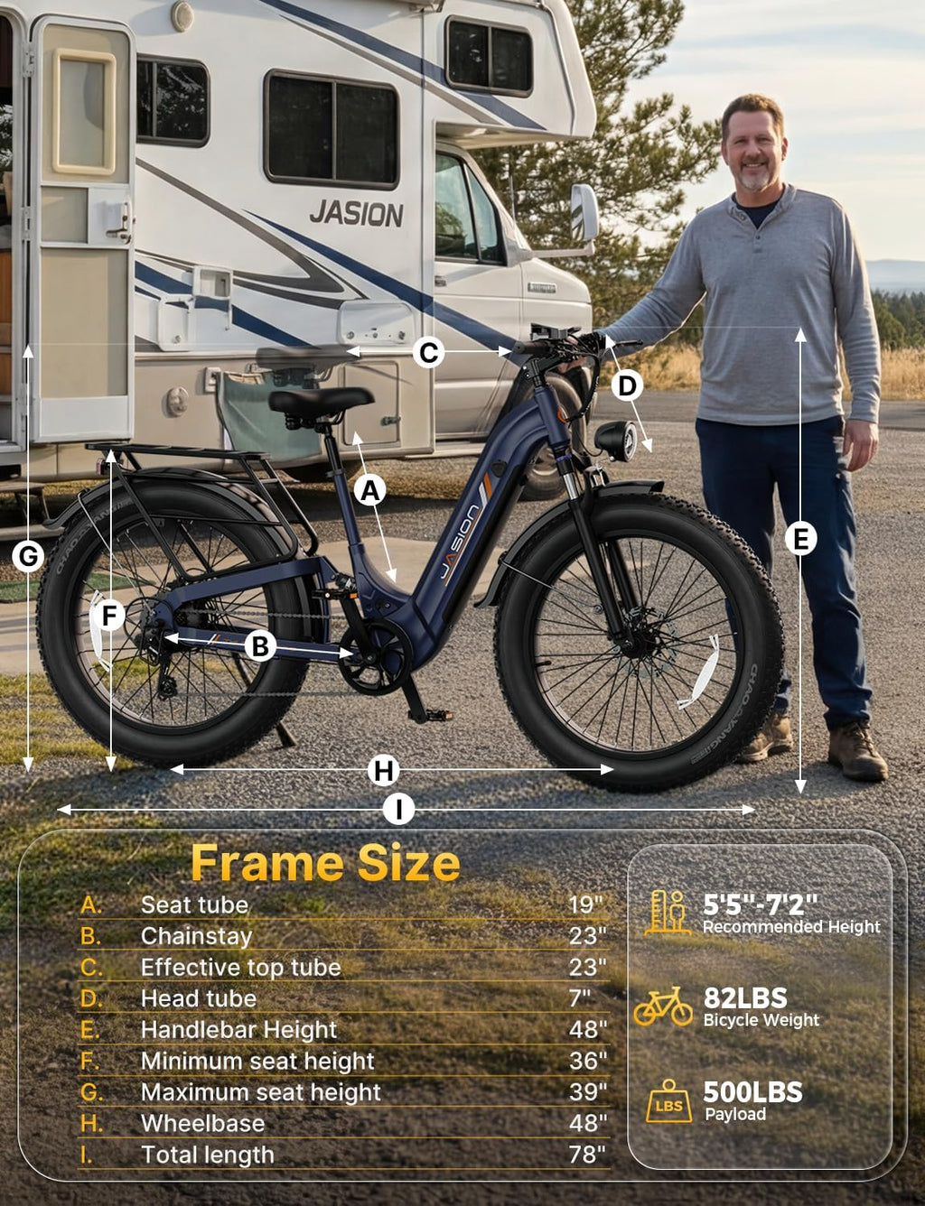 Electric Fat Tire Bike for Adults, 26-Inch All-Terrain E-Bike, Long-Range Commuter & Adventure Bicycle, Heavy-Duty Frame, UL Certified