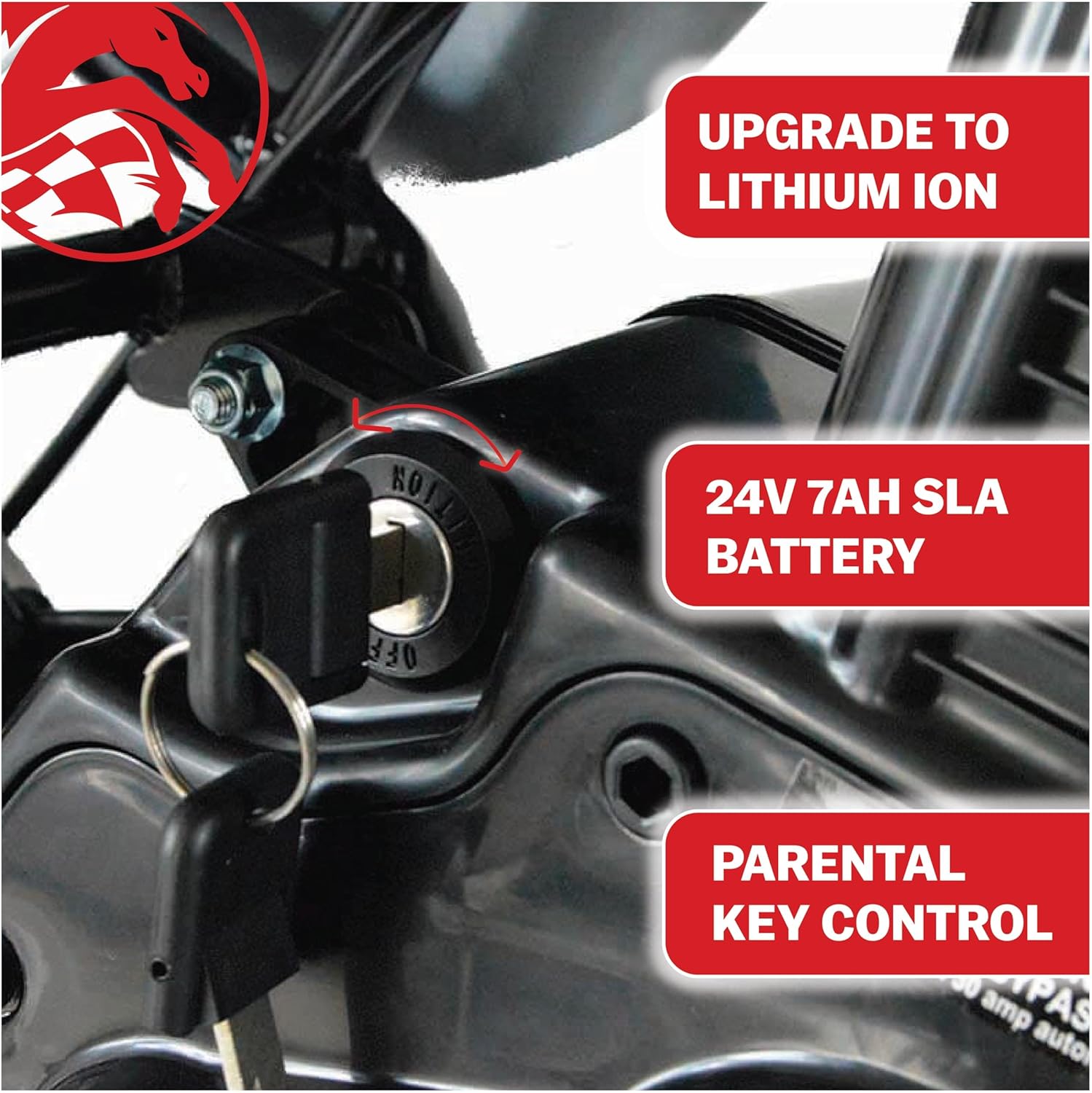 Kids Electric Dirt Bike – 250W Off-Road Mini Bike with 2-Speed Modes, Up to 14 MPH & 150 lb Rider Capacity
