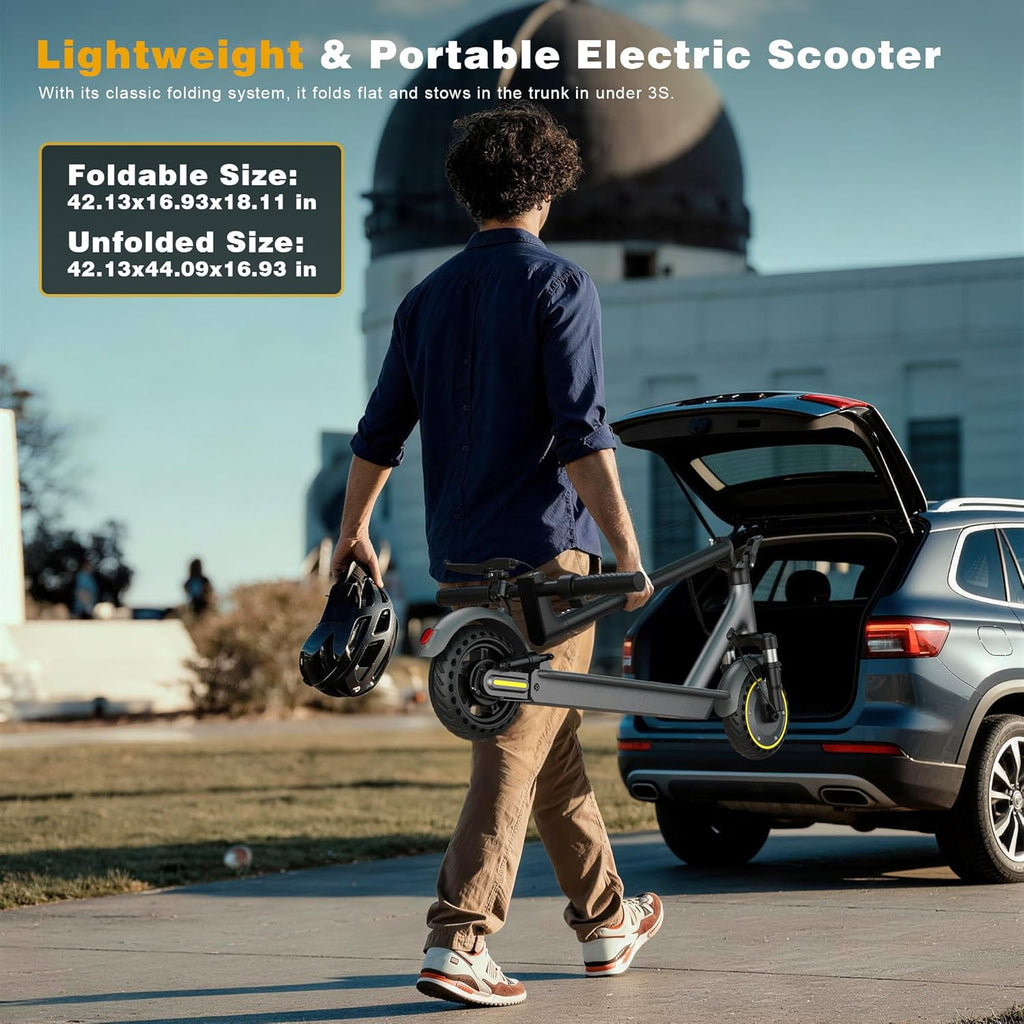 Electric Scooter for Adults，Top Speed 19/22 MPH，Range 19/22/28 Miles，8.5”/10" Tires