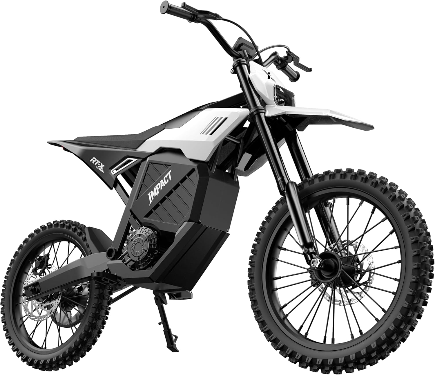 Electric Dirt Bike for Adults, 6500W Peak Mid-Drive Motor, 53+ MPH, Up to 70-Mile Range, Dual Shock Suspension, Hydraulic Brakes