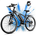 1500W Peak Electric Mountain Bike for Adults – 26-Inch Commuter E-Bike with 7-Speed Gears, Up to 25 MPH & 65-Mile Range