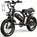 16-Inch Fat Tire Electric Bike for Adults, Full Suspension All-Terrain E-Bike, Long-Range Commuter & Outdoor Electric Bicycle