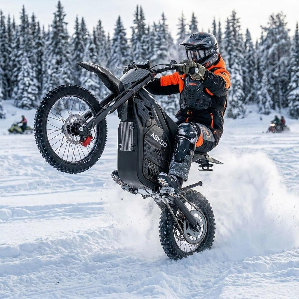 4000W Peak Electric Dirt Bike for Teens & Adults – 45 MPH Off-Road E-Motorcycle with Reverse Function, Disc Brakes & Up to 40-Mile Range