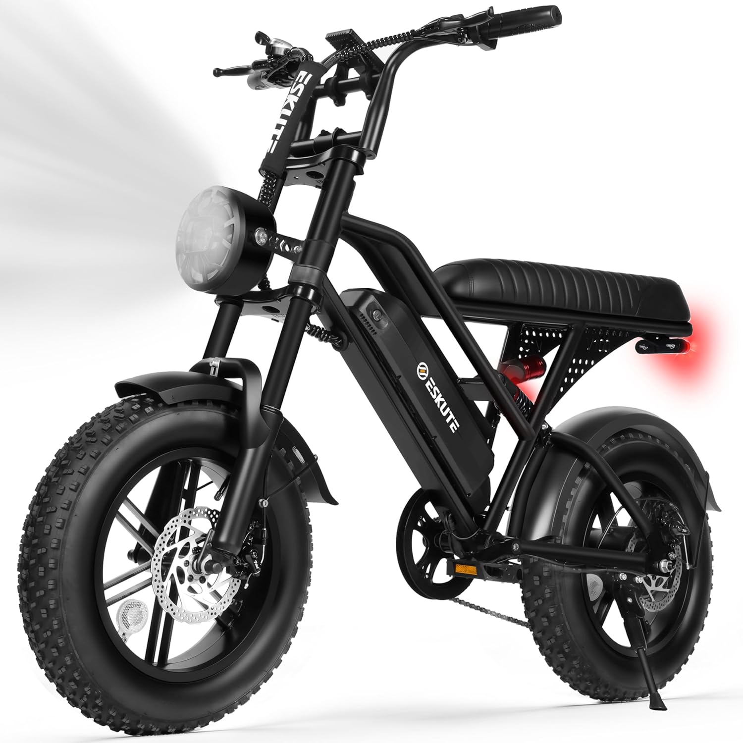 1500W Peak Electric Dirt Bike for Adults – All-Terrain E-Bike with Dual Suspension, 16-Inch Fat Tires, 7-Speed Gears & Up to 60-Mile Range