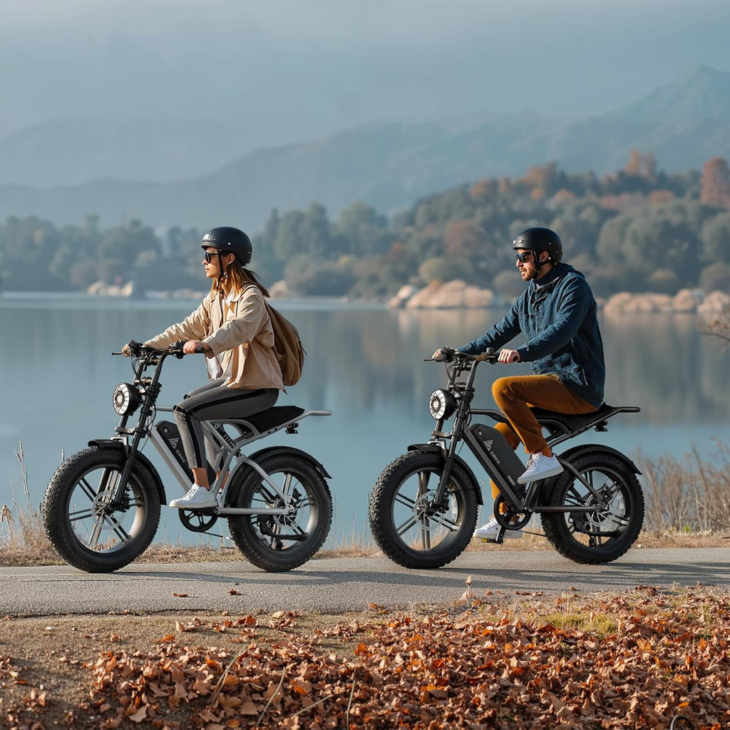 1500W Peak Fat Tire Electric Bike for Adults – 20-Inch All-Terrain E-Bike with Long Range, Off-Road Ready & UL 2849 Tested