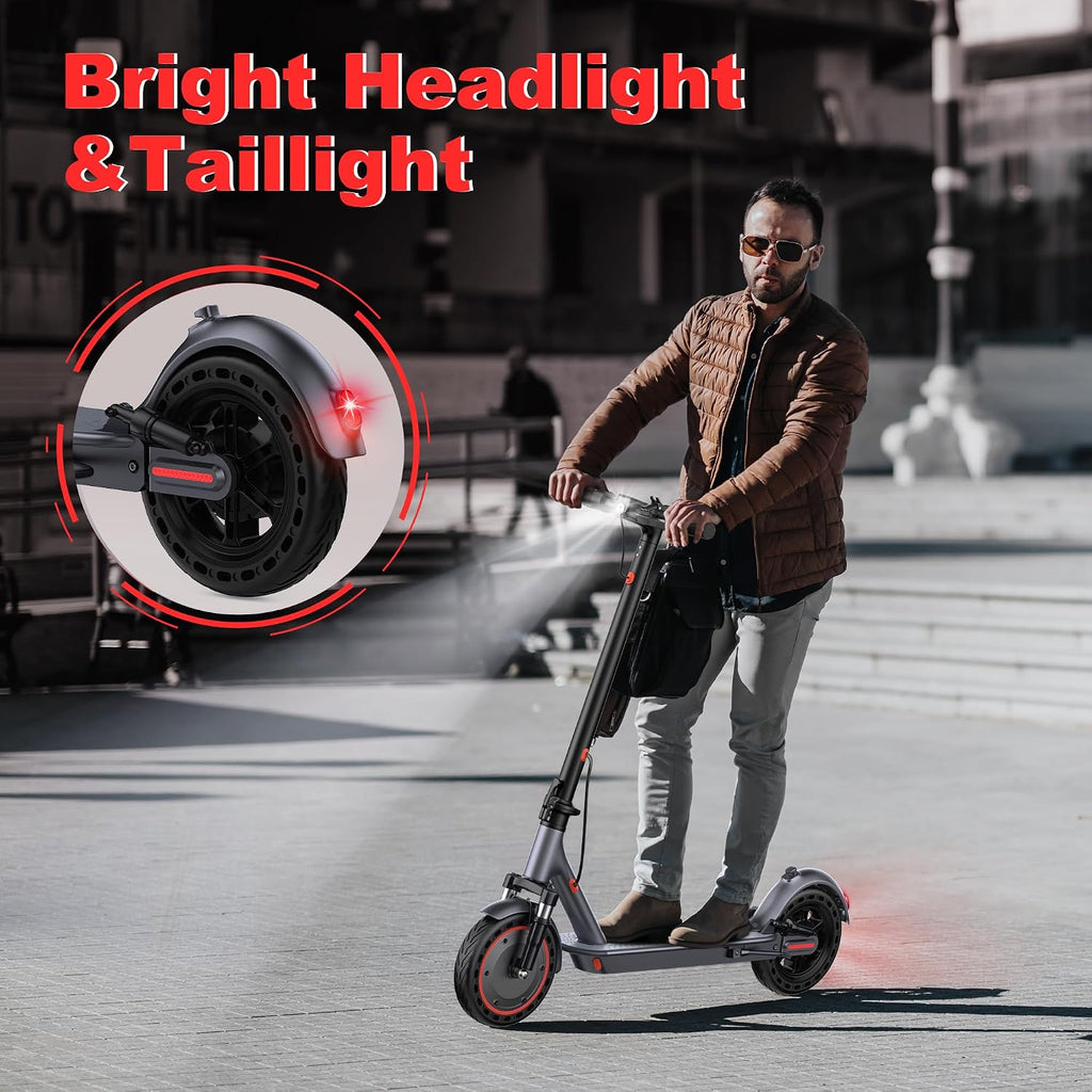 Electric Scooter, 8.5" /10" /14" Tire, 16/19/22 Mph Top Speed, 12/16/21/27/28/49/50 Miles Long Range, Folding Escooter