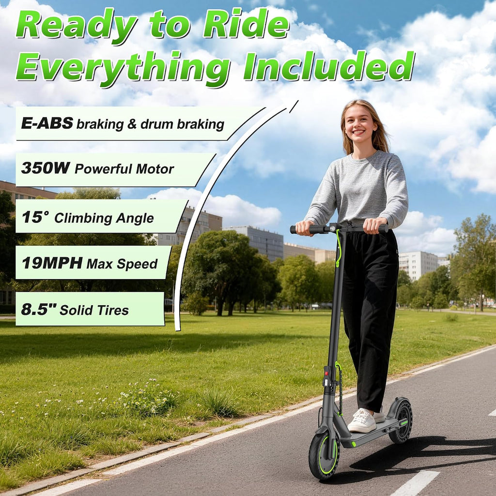 Electric Scooter, 350W/500W/800W/1000W/250W Powerful Motor & 19/22/ 9 MPH