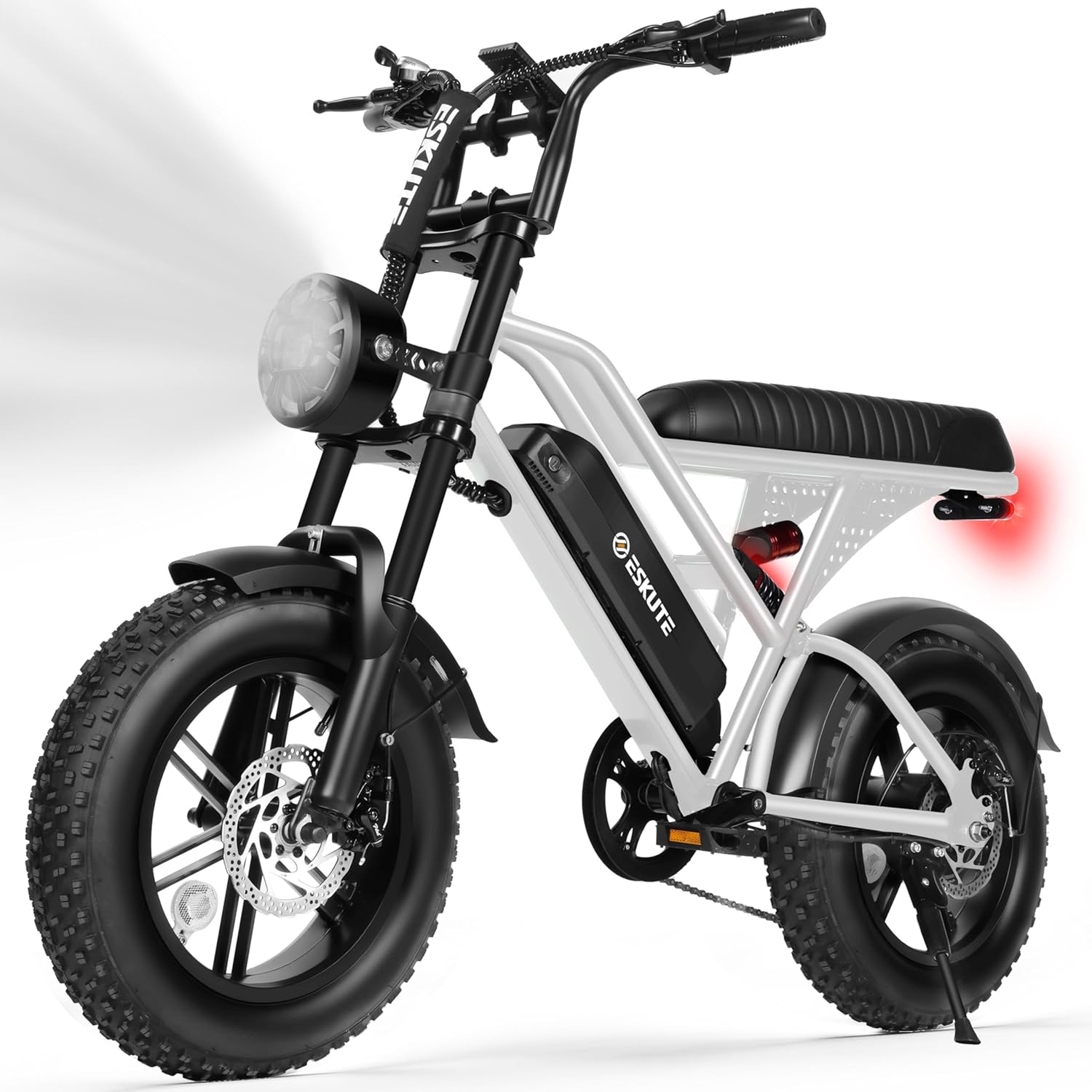 1500W Peak Electric Dirt Bike for Adults – All-Terrain E-Bike with Dual Suspension, 16-Inch Fat Tires, 7-Speed Gears & Up to 60-Mile Range