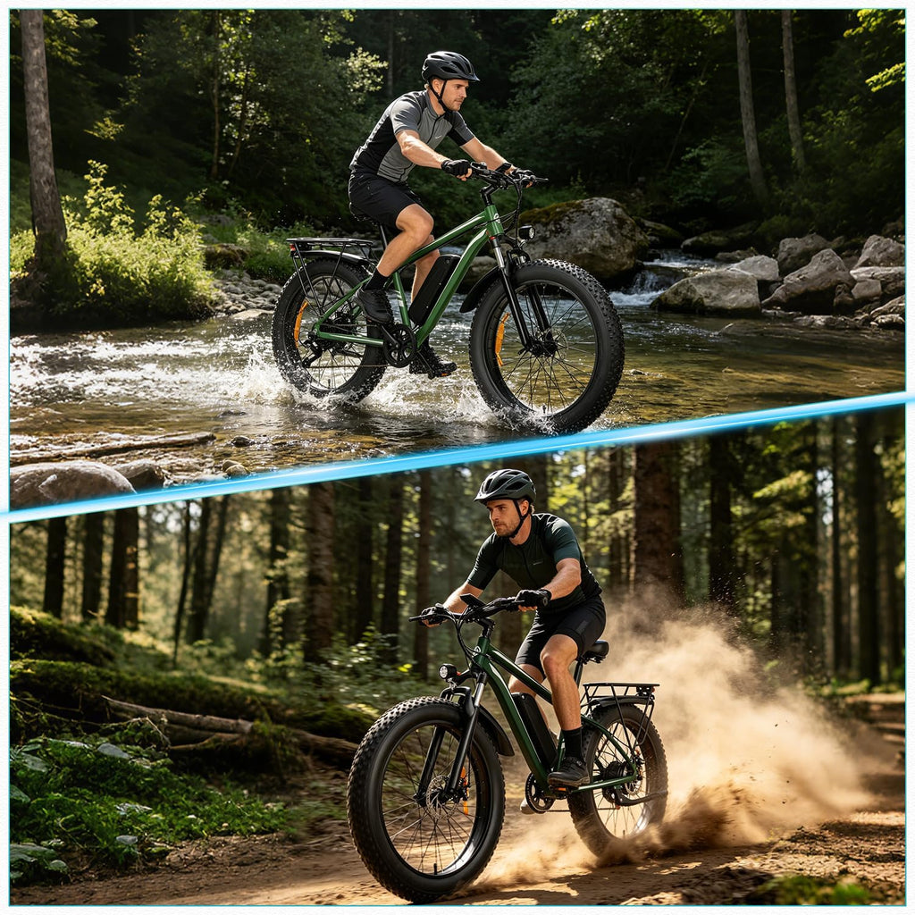 26-Inch Fat Tire Electric Bike for Adults, All-Terrain E-Bike with Long-Range Design and Comfortable Riding Experience