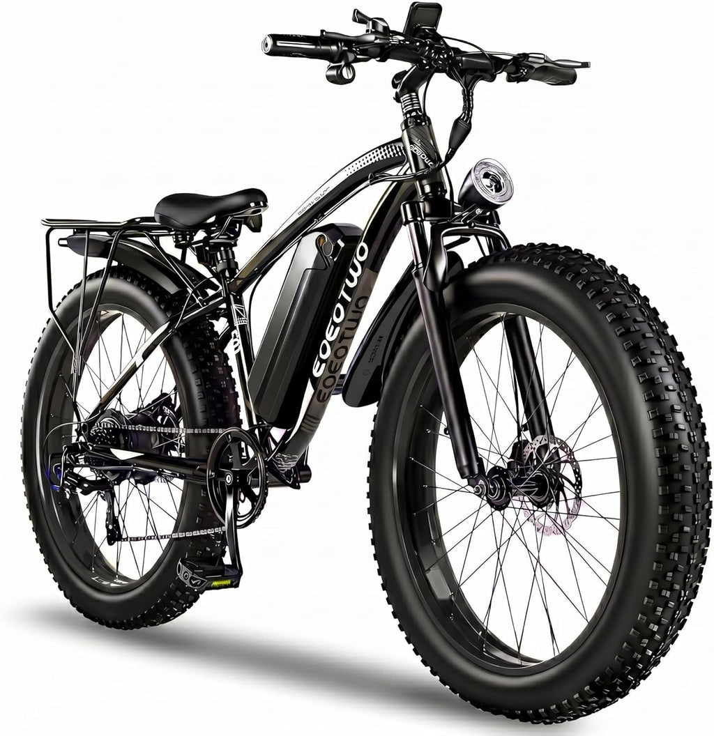 26" Fat Tire Electric Bike for Adults, 1500W Peak Motor, 28+ MPH, 7-Speed Electric Mountain Bike with Long-Range Performance