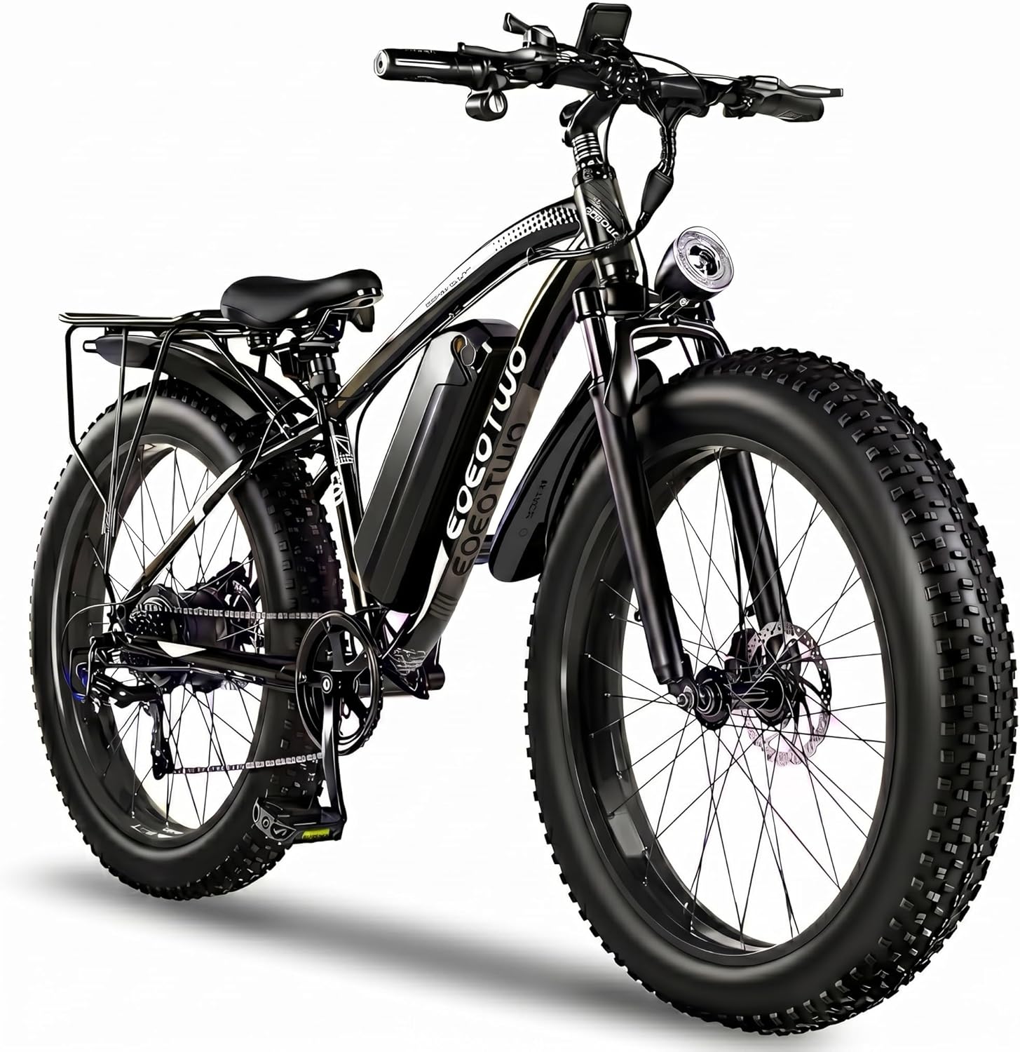 26" Fat Tire Electric Bike for Adults, 1500W Peak Motor, 28+ MPH, 7-Speed Electric Mountain Bike with Long-Range Performance