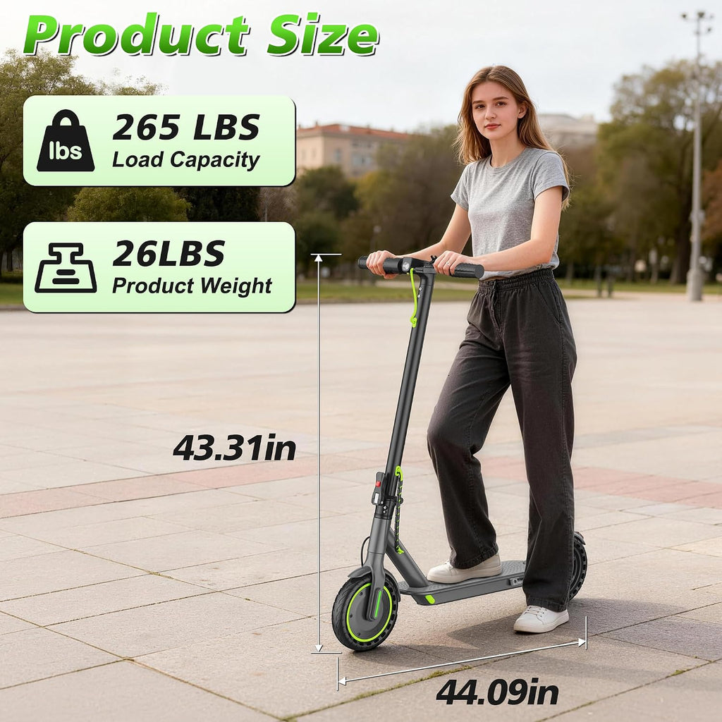 Electric Scooter, 350W/500W/800W/1000W/250W Powerful Motor & 19/22/ 9 MPH