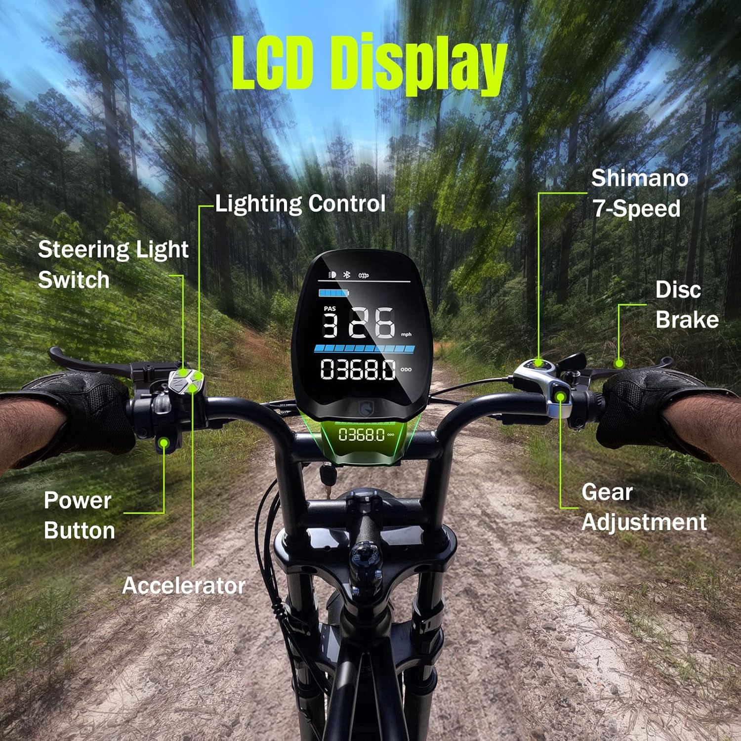20" Fat Tire All-Terrain Electric Bike for Adults – Powerful Motor, Long-Range Ride & Off-Road Design