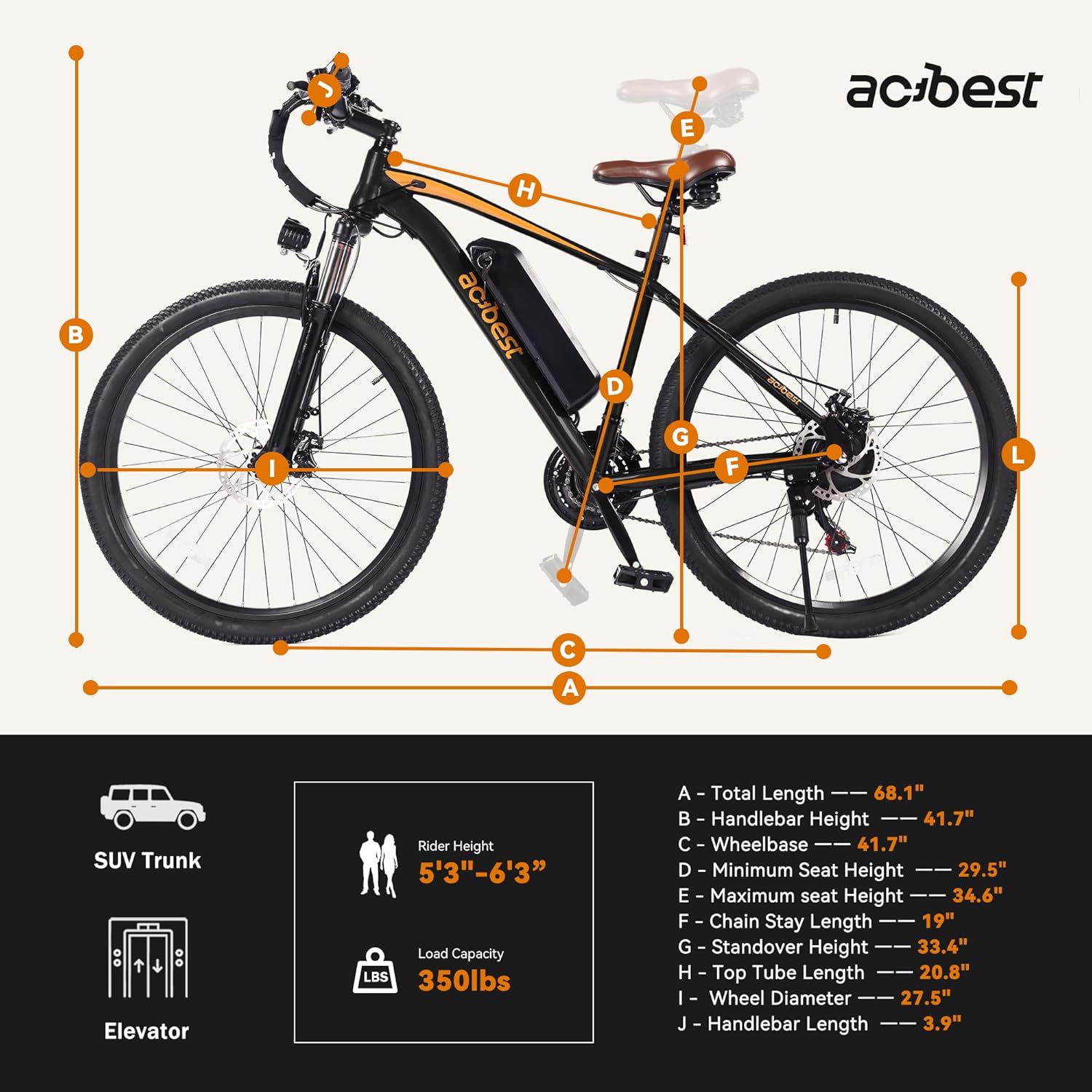 1200W Peak Electric Mountain Bike for Adults – 21-Speed E-Bike, 20+ MPH Top Speed, Up to 55 Miles Range