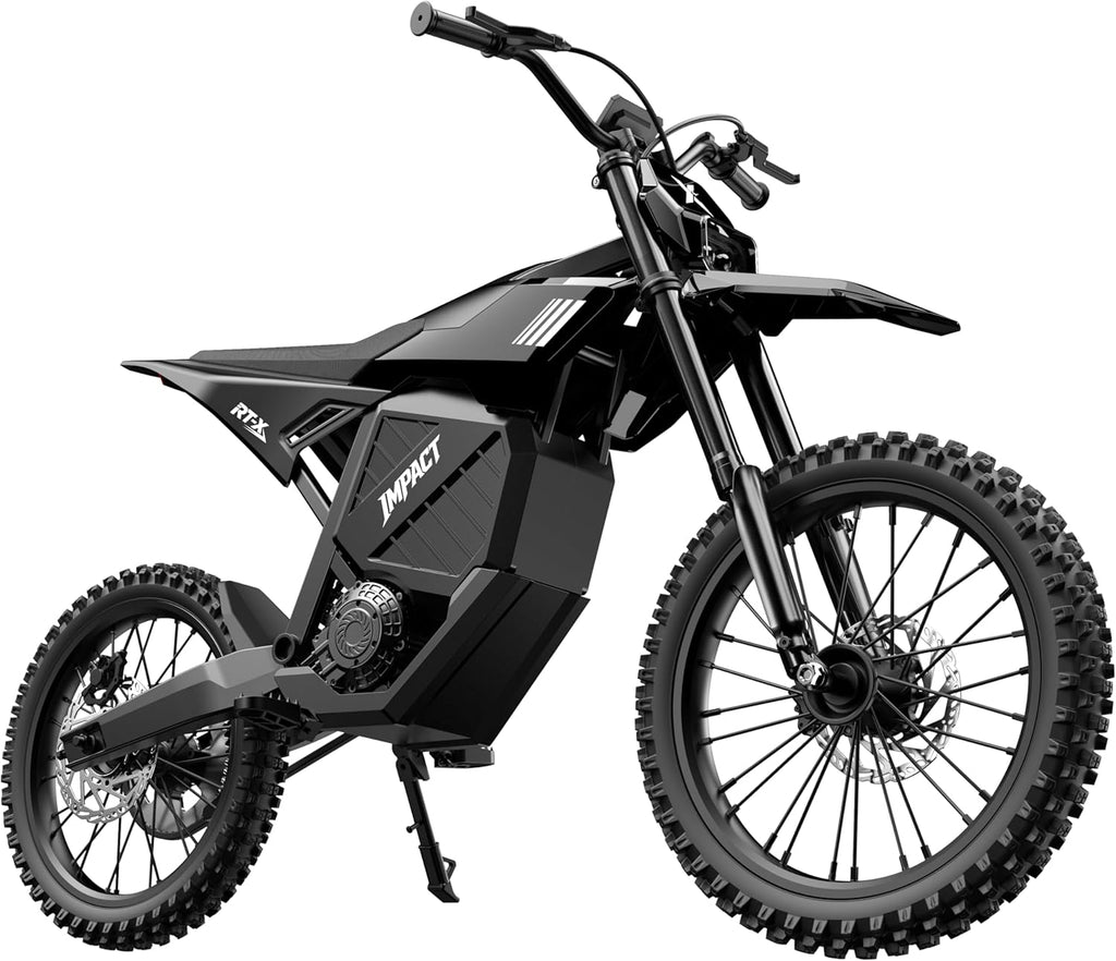 Electric Dirt Bike for Adults, 6500W Peak Mid-Drive Motor, 53+ MPH, Up to 70-Mile Range, Dual Shock Suspension, Hydraulic Brakes