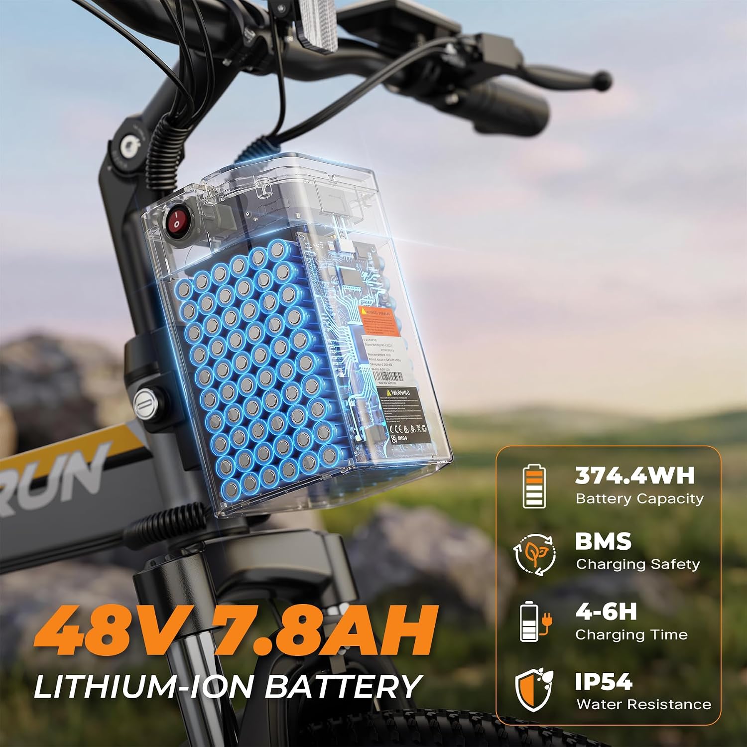 26" Folding Electric Bike for Adults with 750W Peak Motor, Up to 20 MPH, 50 Miles Range, Full Suspension & Dual Disc Brakes