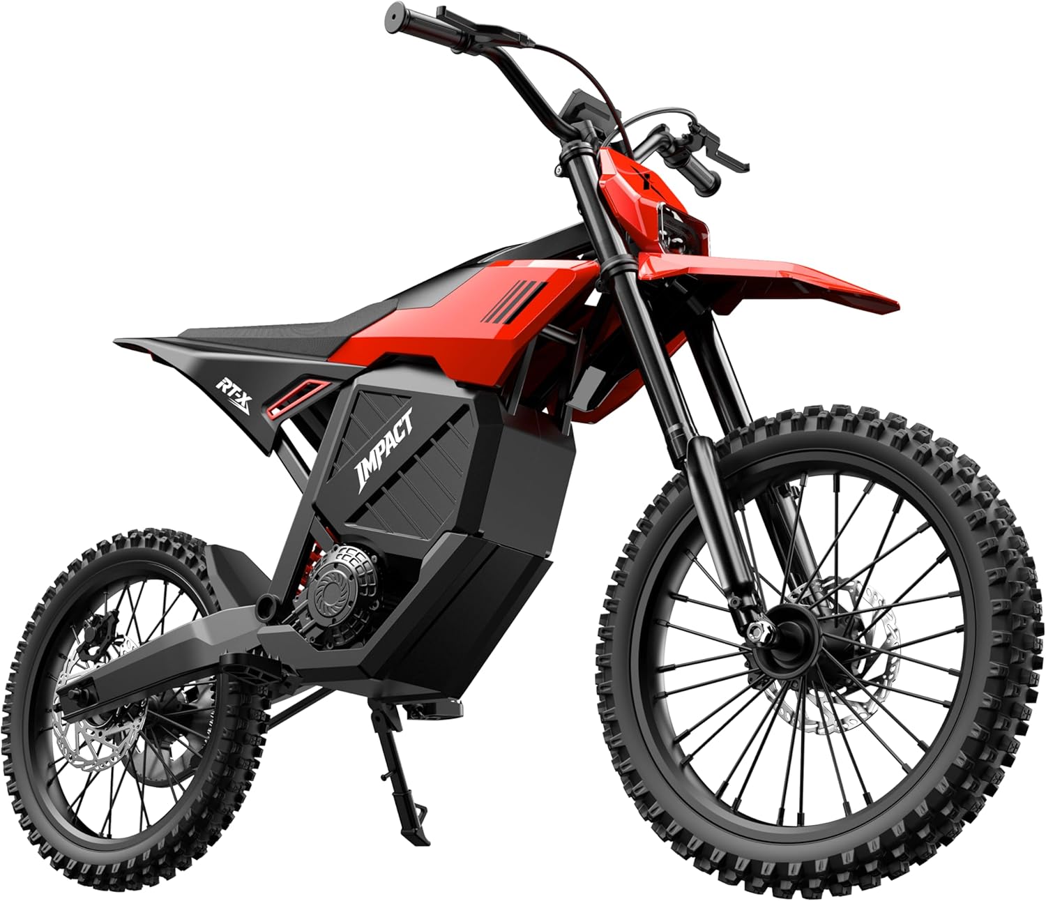 Electric Dirt Bike for Adults, 6500W Peak Mid-Drive Motor, 53+ MPH, Up to 70-Mile Range, Dual Shock Suspension, Hydraulic Brakes