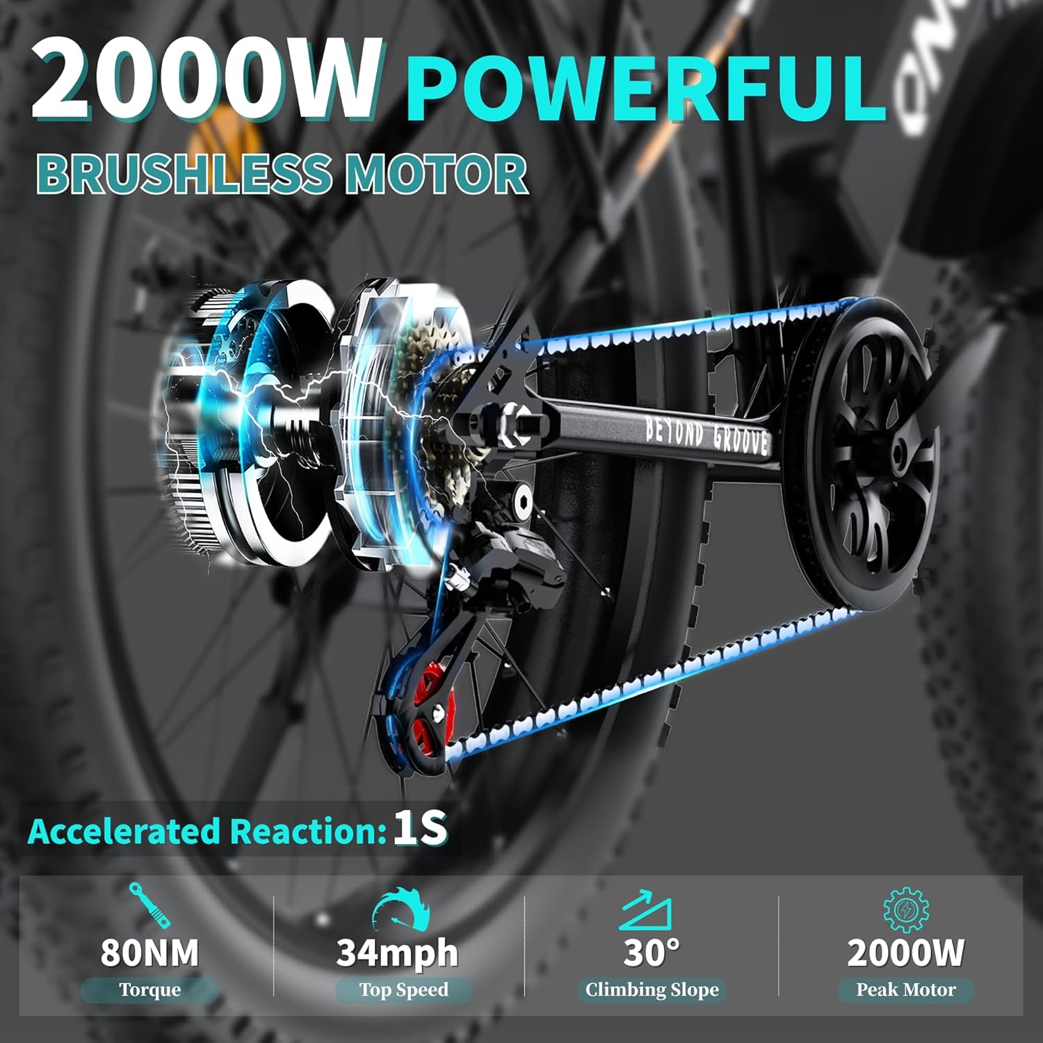 26-Inch Electric Mountain Bike for Adults – Long-Range E-Bike with Suspension & Removable Power System
